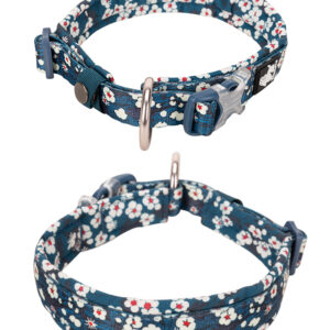 Floral Collar Saxony Blue 2XL