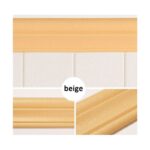 3D Foam Wall Edge Strip Self Adhesive Baseboard Waist Line Boarder 5PCS