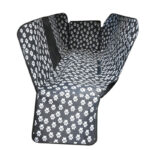 Waterproof Pet Car Seat Cover Hammock Black With Mesh Window