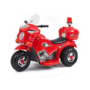 Children's Electric Ride-on Motorcycle (Red) Rechargeable  Up To 1Hr