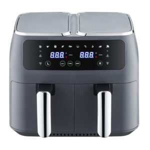 8L Dual Zone Digital Air Fryer with 200C  10 Cooking Programs