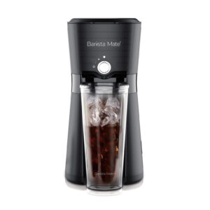 Digital Iced Coffee Maker w/ 10oz  Reusable Cup & Straw Included