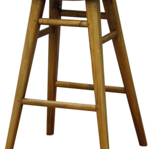 Aria Oval Solid Timber Counter Stool (Caramel)