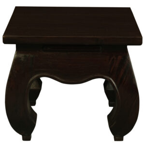 Dynasty Solid Mahogany Timber Lamp Table (Chocolate)