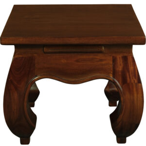 Dynasty Solid Mahogany Timber Lamp Table (Mahogany)