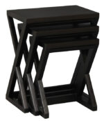 Manhattan Nest of Tables - Set of 3 (Chocolate)