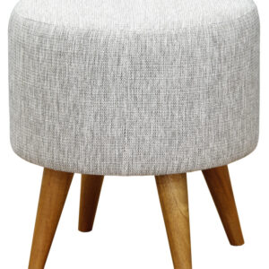 Manhattan Round Ottoman (Dark Grey)