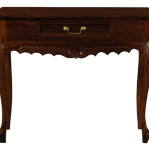 Sierra Carved 1 Drawer Sofa Table (Mahogany)