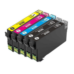 Compatible Premium 812XL High Yield Inkjet Cartridge Set of 5 - 2BK 1C 1M 1Y (C13T05E192-C13T05E492) - for use in  Printers