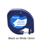 Compatible LT 91331 Label Tape Black-on-White (pearl white) 12MM X 4M - for use in  Printer