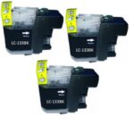 Compatible Premium Ink Cartridges LC133BK  Black Triple Pack  - for use in  Printers