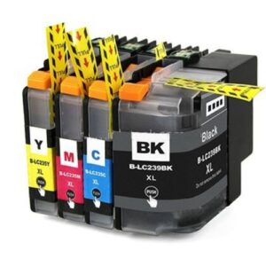 Compatible Premium Ink Cartridges LC239XL / LC235XL  Set of 4  - Bk/C/M/Y - for use in  Printers