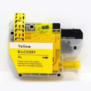 Compatible Premium Ink Cartridges LC3329XLY  High Yield Yellow Ink  - for use in  Printers