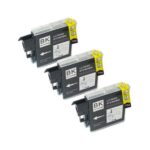 Compatible Premium Ink Cartridges LC39BK  Black Triple Pack - for use in  Printers