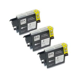 Compatible Premium Ink Cartridges LC39BK  Black Triple Pack - for use in  Printers