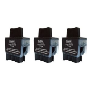 Compatible Premium Ink Cartridges LC47BK  Black Triple Pack - for use in  Printers