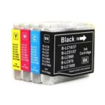 Compatible Premium Ink Cartridges LC57 / LC37  Bundle  - Set of 4 (Bk/C/M/Y) - for use in  Printers