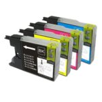 Compatible Premium Ink Cartridges LC73  Set of 4 Inks - Bk/C/M/Y - for use in  Printers