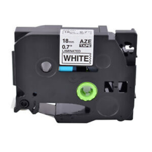 Compatible TZe241 P-Touch Tape 18mm Black on White - for use in  Printer