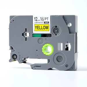 Compatible TZe631 P-Touch tape 12mm Black on Yellow - for use in  Printer