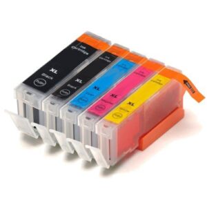 Compatible Premium Ink Cartridges PGI650XL + CLI651XL  Bundle - 5 Cartridges - for use in  Printers