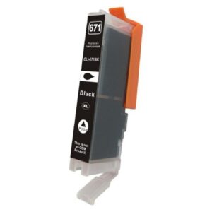 Compatible Premium Ink Cartridges CLI671XLBK Hi Capacity  Photo Black Ink - for use in  Printers