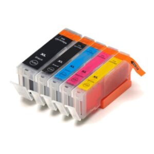 Compatible Premium Ink Cartridges PGI655XL / CLI651XL  Bundle - 5 Cartridges - for use in  Printers