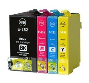 Compatible Premium Ink Cartridges 4 x 252 Standard capacity ink cartridge all colours - for use in  Printers