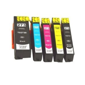 Compatible Premium Ink Cartridges 273XL  Cartridge Set of 5 Inks (Bk/PBk/C/M/Y) - for use in  Printers