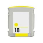 Compatible Premium Ink Cartridges 18Y/ C4939A Yellow Remanufactured Inkjet Cartridge - for use in  Printers