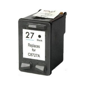 Compatible Premium Ink Cartridges 27BK Black Remanufactured Inkjet Cartridge - for use in  Printers