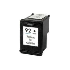 Compatible Premium Ink Cartridges 92 Eco Black Inkjet Cartridge (C9362WA) - for use in  Printers