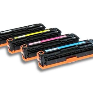 Compatible Premium Toner Cartridges 125A  Toner Set of 4 - Bk/C/M/Y CB540a - CB543a - for use in  Printers