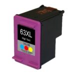 Compatible Premium Ink Cartridges HP63XLC High Yield 3C Remanufactured Inkjet Cartridge - for use in  Printers