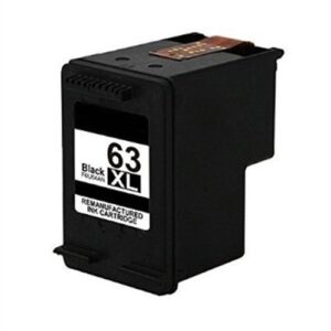 Compatible Premium Ink Cartridges HP63XLBK High Yield Black Remanufactured Inkjet Cartridge - for use in  Printers