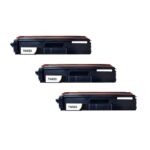 Compatible Premium 3 x TN443BK High Yield Black  Toner Cartridge - for use in  Printers