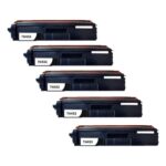 Compatible Premium 5 x TN443BK High Yield Black  Toner Cartridge - for use in  Printers