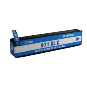 Compatible Premium Ink Cartridges 971XLC High Yield Cyan Remanufacturer  Inkjet Cartridge - for use in  Printers