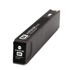 Compatible Premium Ink Cartridges 975ALBK High Yield Black Remanufacturer  Inkjet Cartridge - for use in  Printers