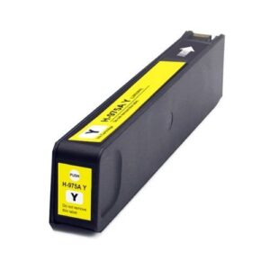 Compatible Premium Ink Cartridges 975ALY High Yield Yellow Remanufacturer  Inkjet Cartridge - for use in  Printers