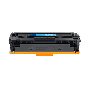 Compatible Premium 206X W2111X High Yield Cyan Toner Cartridge - 2 450 Pages - for use in  Printers