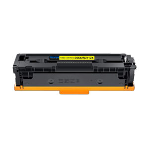 Compatible Premium 206X W2112X High Yield Yellow Toner Cartridge - 2 450 Pages - for use in  Printers