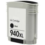 Compatible Remanufactured  #940 XL Black Ink Cart 72ml