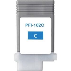 Compatible  PFI-102 Cyan Wide Format Ink