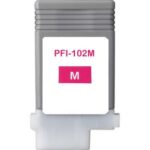 Compatible  PFI-102 Magenta Wide Format Ink