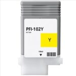 Compatible  PFI-102 Yellow Wide Format Ink