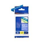 TZe-535 12mm x 8m White on Blue Tape - for use in  Printer