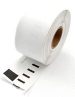 99012 Compatible  Address Labels 36x89mm Single White Roll - for use in  Printer