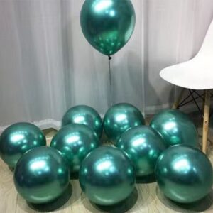 50PCS 5'' Latex Balloon Set Metallic Green Birthday Wedding Party Decoration