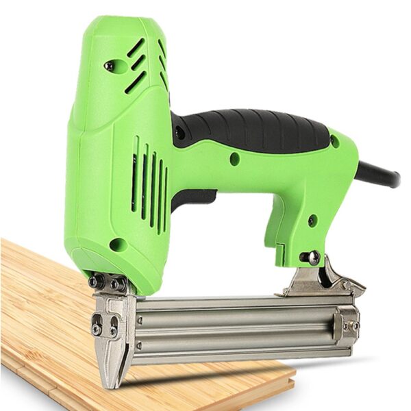 Electric Staple Gun Straight Nail Nailer Framing Heavy Duty Woodworking Stapler